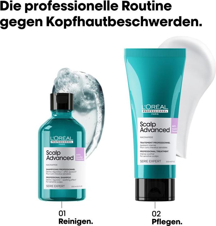 Produktbild L'Oréal Professionnel Série Expert Scalp Advanced - Anti-Discomfort Dermo-Regulator (300 ml, Flüssiges Shampoo)
