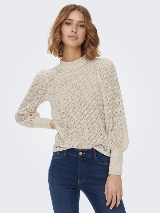 Actual product image JdY Lace decorated top with long sleeves (S)