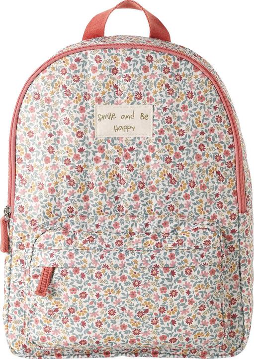 Image du produit Vertbaudet Geblümter Mädchen Grundschul-Rucksack BERGAMOTTE