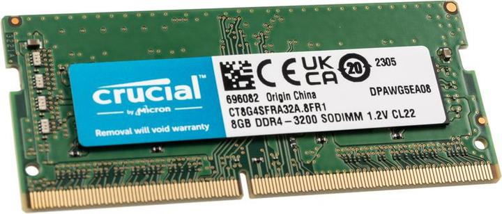 Productafbeelding Crucial Laptop geheugen (1 x 8GB, 3200 MHz, DDR4 RAM, SO-DIMM)