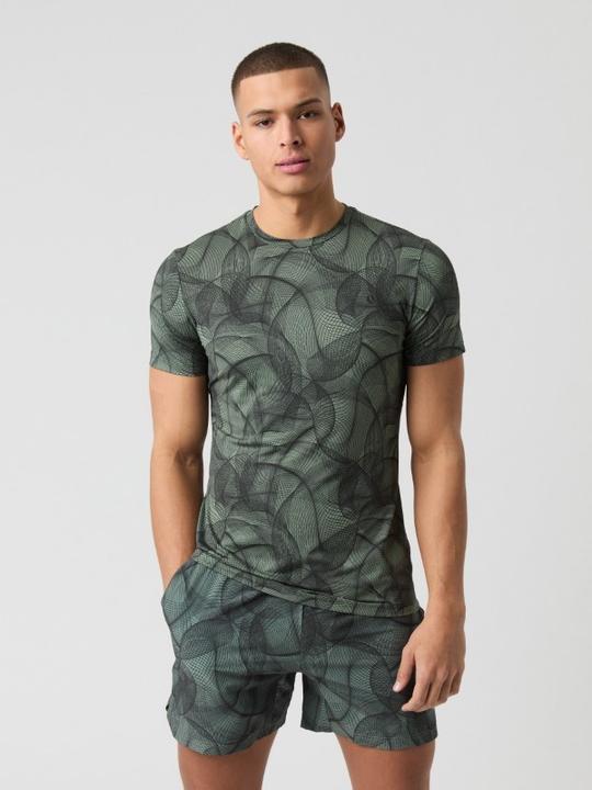 Björn Borg Ace bedrucktes T-Shirt (M)