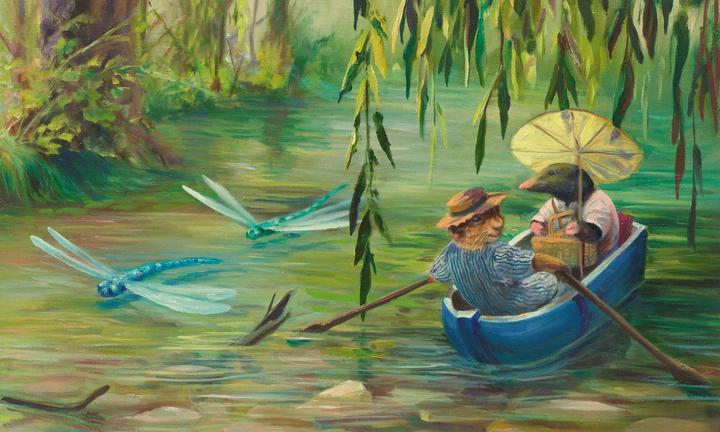 Actual product image The Wind in the Willows (English, Kenneth Grahame, Sebastian Meschenmoser, 2017)