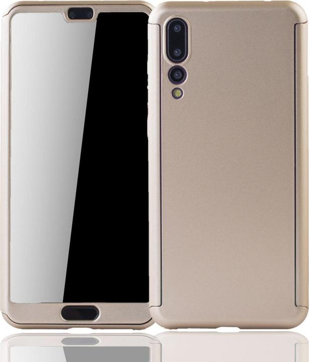 Actual product image König Design Case Mobile Protection for Huawei P20 Pro Full Case Cover Screen Protector Bumper Gold (Huawei P20 Pro)