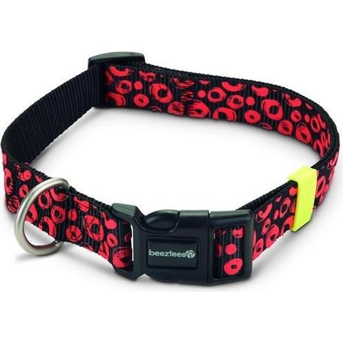 Beeztees Bz Ny Hb Scribbles Schwarz 48- (48, 49, 50, 52, 54, 56, 58, 60, 62, 68, Hund, Hundesport), Halsband + Leine