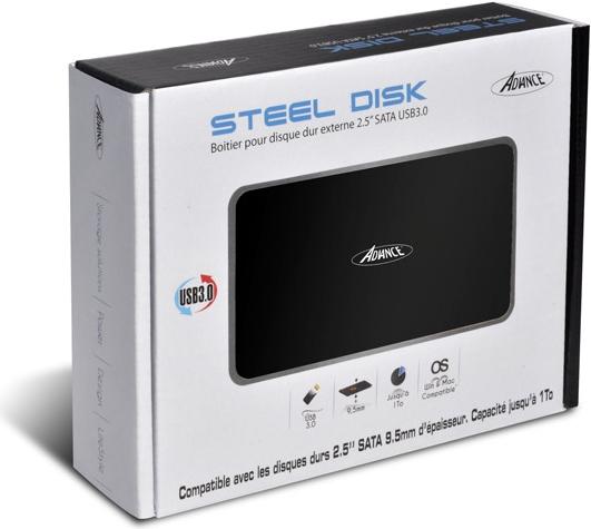 Image du produit Advance BX-2525U3 Boîtier pour disque dur Boîtier pour disque dur 2,5 pouces (2.5")