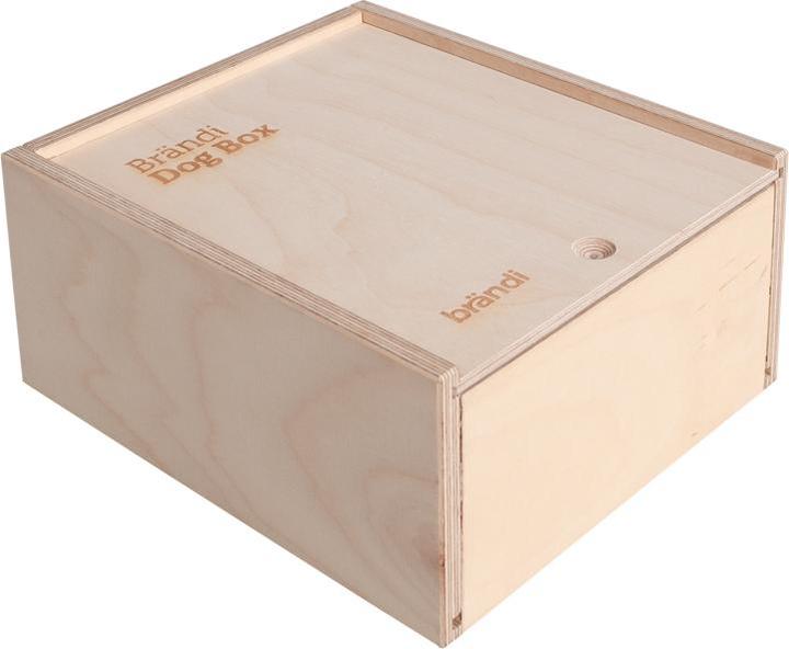 Immagine prodotto Brändi Scatola di legno per cani 3in1 (Tedesco, Francese, Italiano, Inglese)
