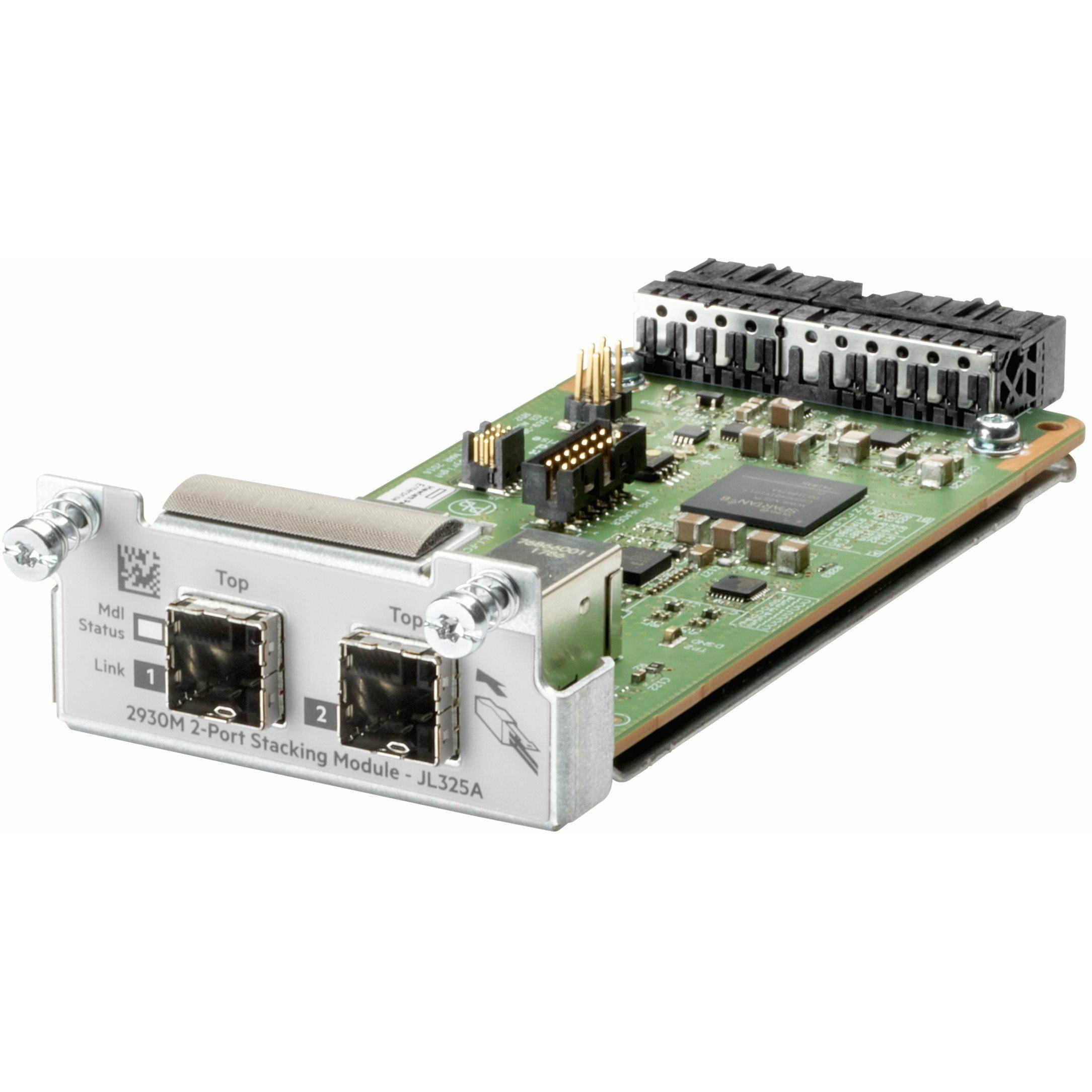 HPE HP Modul JL325A: für HP 2930M Serie (2 Ports), Netzwerk Switch, Mehrfarbig