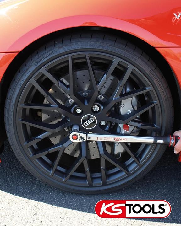 Produktbild KS Tools 1/2 ERGOTORQUE40-200 Rot, Ratschen-Drehmomentschl. (1/2", 40 - 200 Nm)