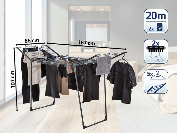 Produktbild Leifheit Standtrockner Pegasus 200 Solid (20 m)