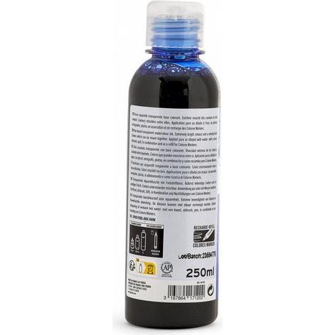 Thumbnail - Pebeo, Künstlerfarbe + Bastelfarbe, Colorex Wassertinte (Ultramarinblau, 250 ml)