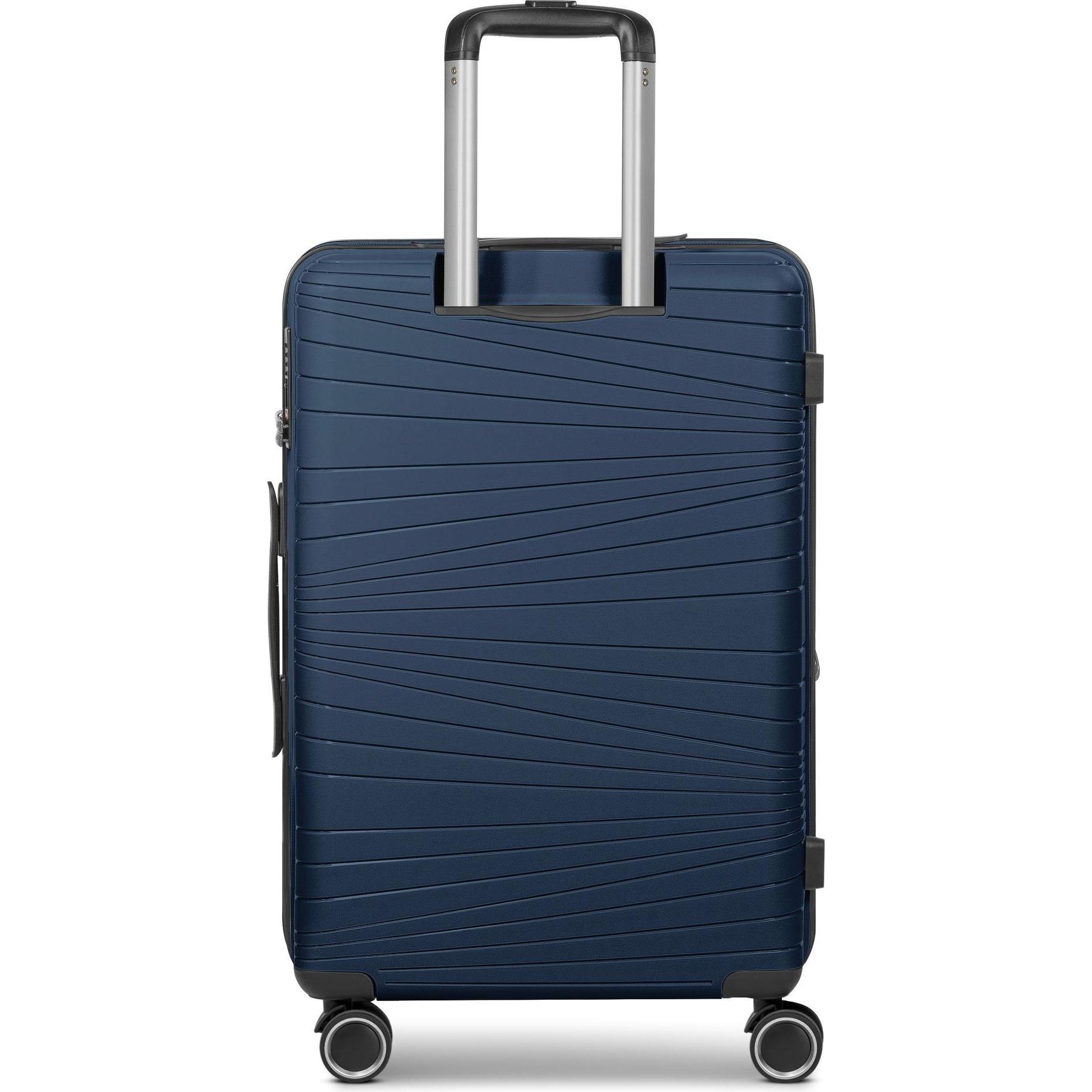 Thumbnail - Franky, Koffer, Dallas 3.0 4 Rollen Kofferset 3-teilig, Blau, (188 l, XL (ab 115l))