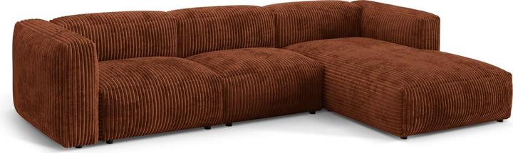 Image du produit Micadoni Canapé D'Angle Droit Modulaire, "Martina", 3 Places, 332x176x75 Fabriqué en Europe (Canapé d'angle)