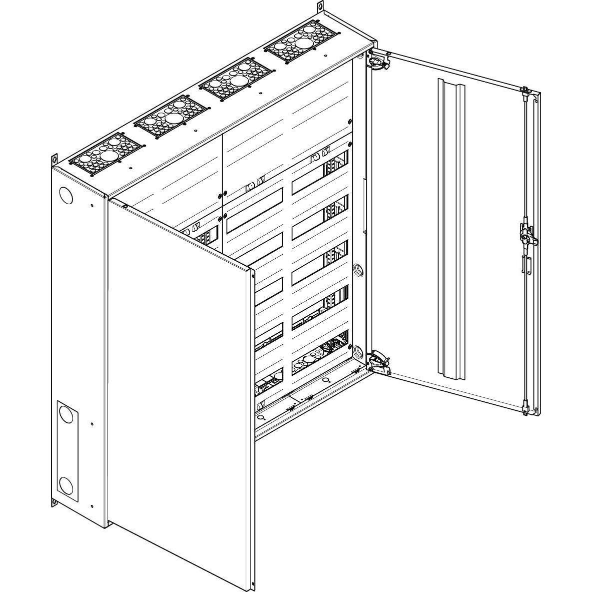 ABN, Verteilerschrank, WandgehÃ¤use