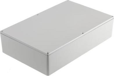 Actual product image RS PRO L/Grey Aluminium Box 275x175x65mm (Housing)