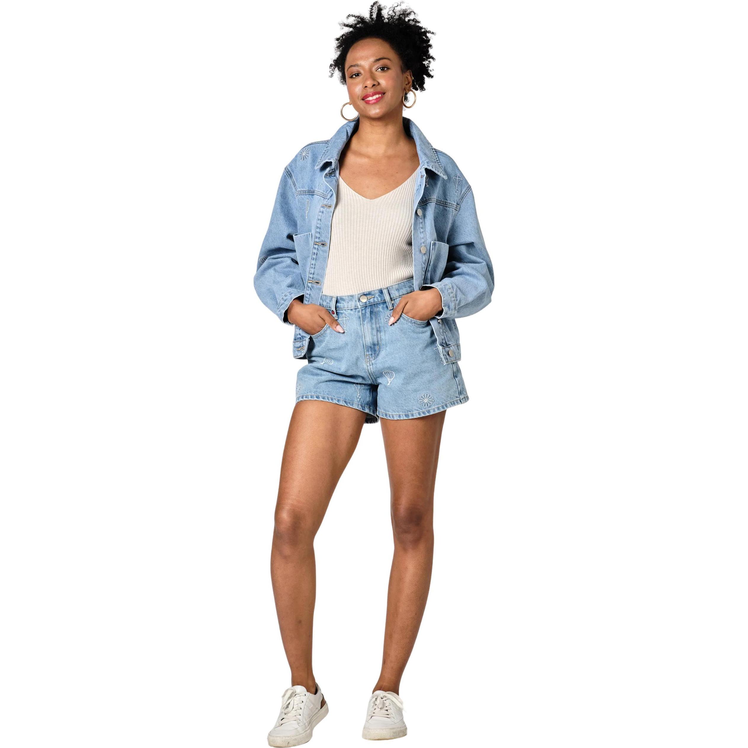 F.A.M. Paris, Damen, Jacke, Vicky Embro (M), Blau, M