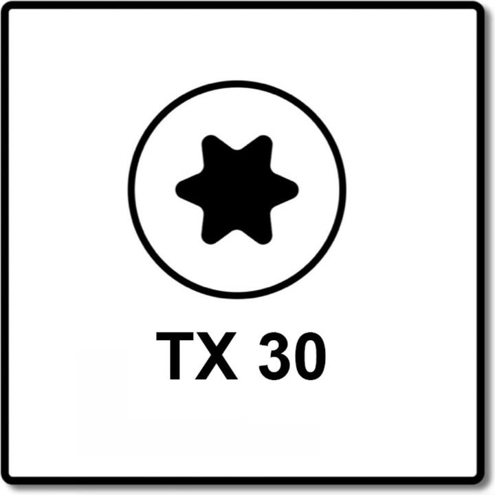 Produktbild Fischer Power-Fast II FPF II Spanplattenschraube 6,0x70 mm 100 Stück ( 670483 ) Senkkopf mit Torx (100 Schrauben pro Stück)