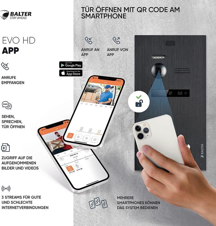 Image du produit Balter EVO-HD Video Türsprechanlage