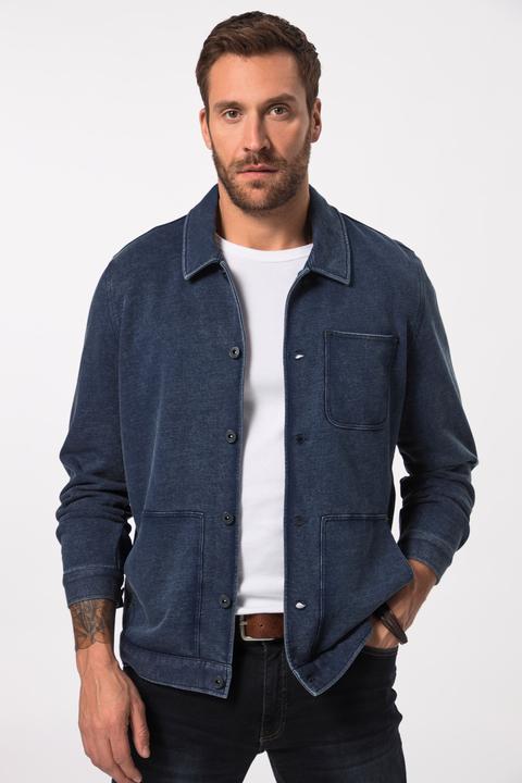 Immagine prodotto JP1880 Giacca di felpa con stile da lavoratore con look vintage, fino alla tg. 8XL (7XL)