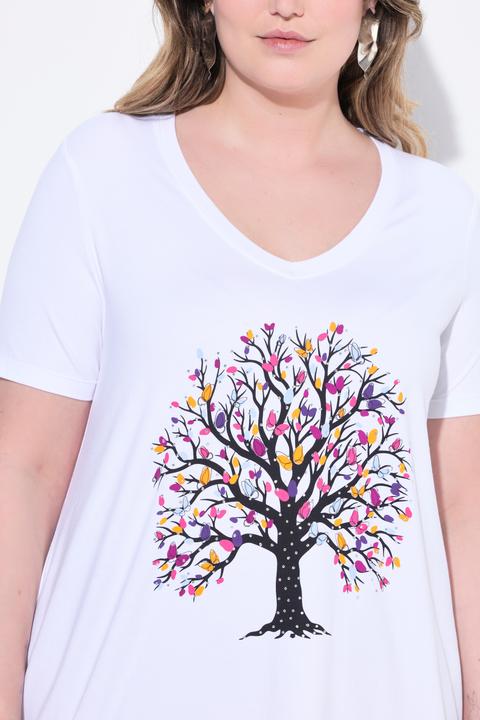Immagine prodotto Miamoda T-Shirt, A-Linie, Baum-Motiv (42)