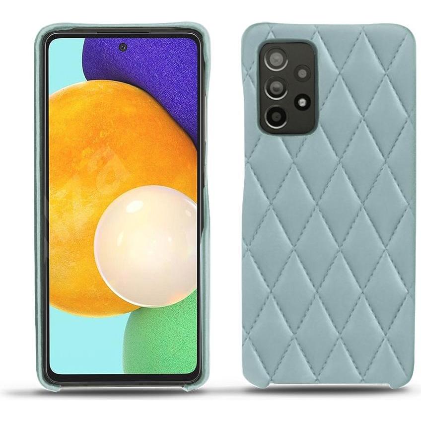 Noreve Lederschutzhülle (Samsung Galaxy A52), Smartphone Hülle, Blau