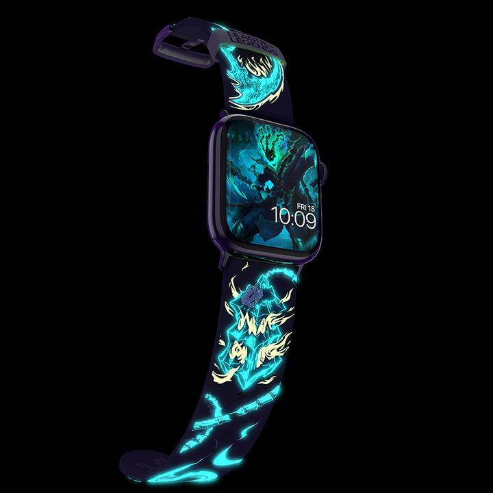Produktbild Moby Fox League of Legends bracelet pour smartwatch Thresh (22 mm, Edelstahl, Silikon)