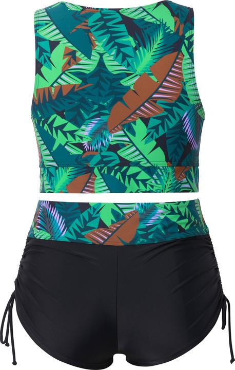 Produktbild Ulla Popken Bikini, Palmen, Softcups, Drapierung, recycelt (50)