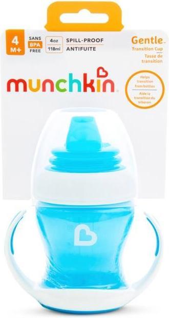 Image du produit Munchkin Gobelet Gentle Transition Trainer, 4m+, 118ml, bleu, 012549WW (118 ml)