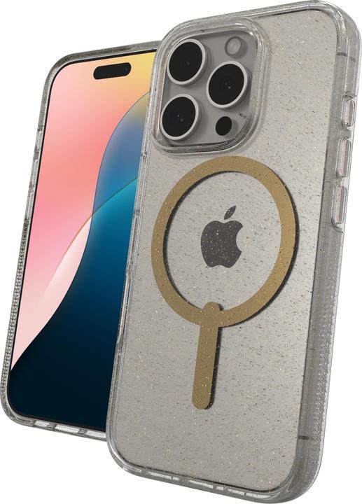 Gold, Goldglitzer, Transparent