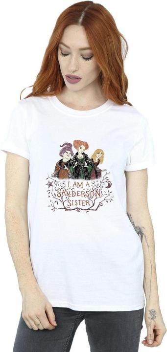 Actual product image Disney Womens/Ladies Hocus Pocus Sanderson Sister Cotton Boyfriend T-Shirt (L)