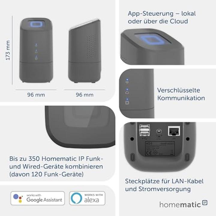 Produktbild Homematic IP Zentrale Home Control Unit,anthrazit
