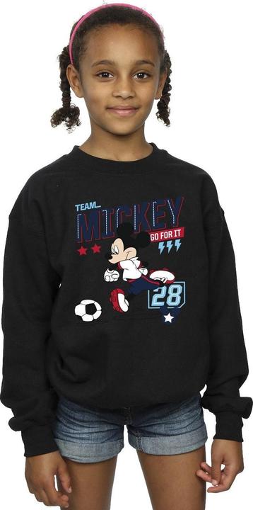 Produktbild Disney Mickey Mouse Team Mickey Football Sweatshirt Mädchen (140, 146)
