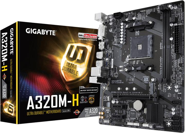 Produktbild Gigabyte GA-A320M-H (AM4, AMD A55, mATX)