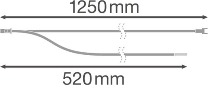 Produktbild Ledvance LED LN INDV 1200 THROUGHWIRING KIT LINEAR IndiviLED THROUGH-WIRING CABLE KIT Through Wiring Cable...