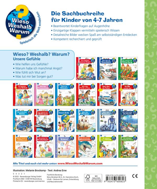 Image du produit Ravensburger Unsere Gefühle (Allemand, Andrea Erne, Mélanie Brockamp, 2025)