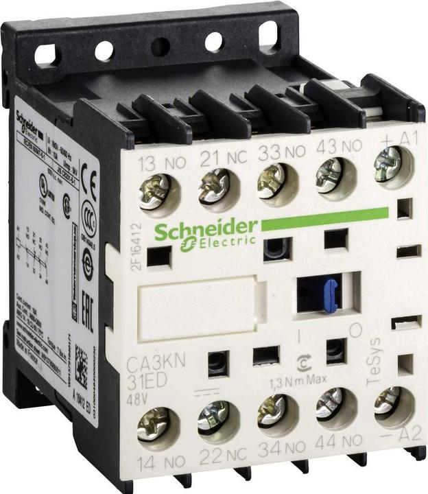 Actual product image Schneider Electric 3NO + 1NC TeSys K Control Relay,48Vdc