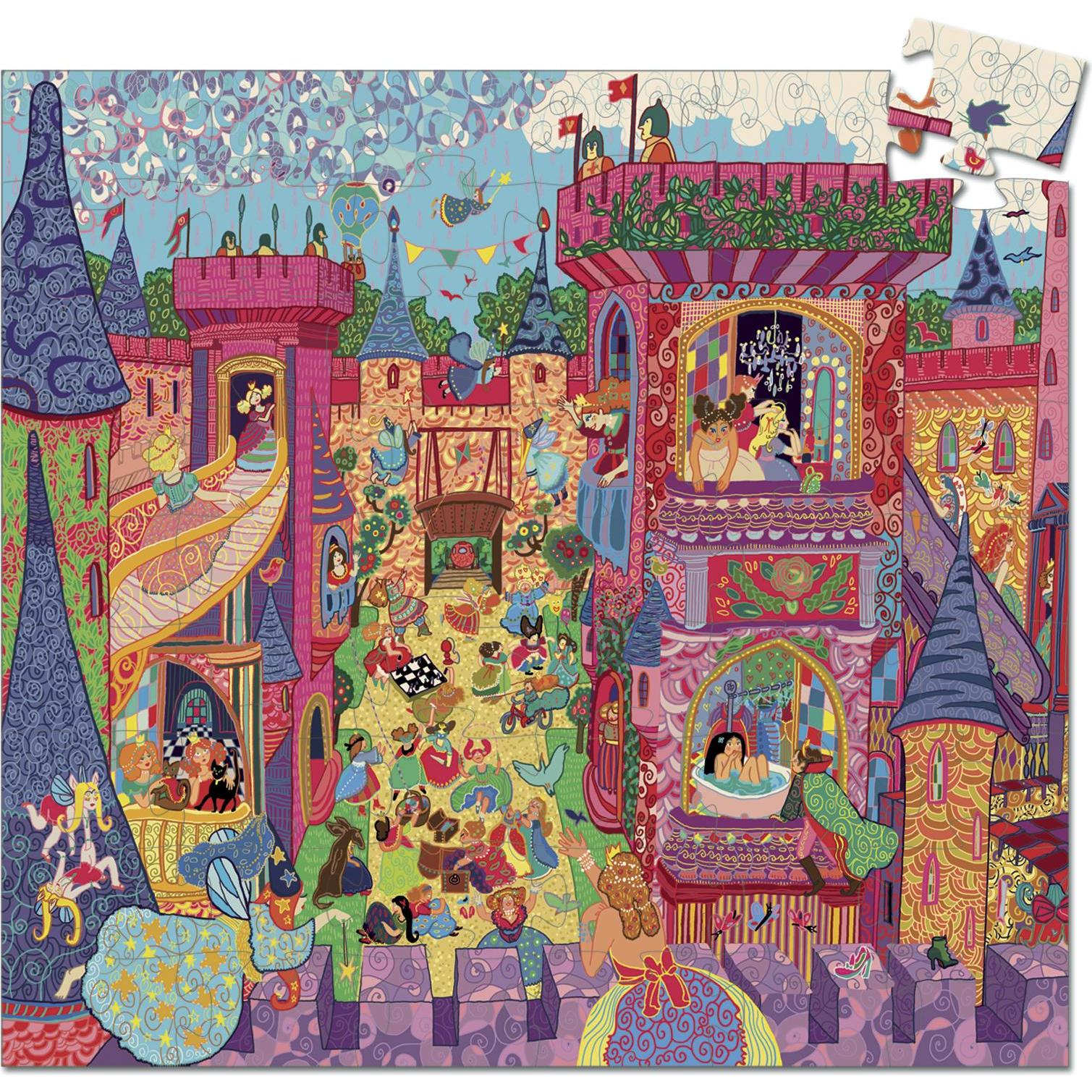 Thumbnail - Djeco The fairy castle 54 pcs 22,5 x 27,5 x 6 cm (54 Teile)