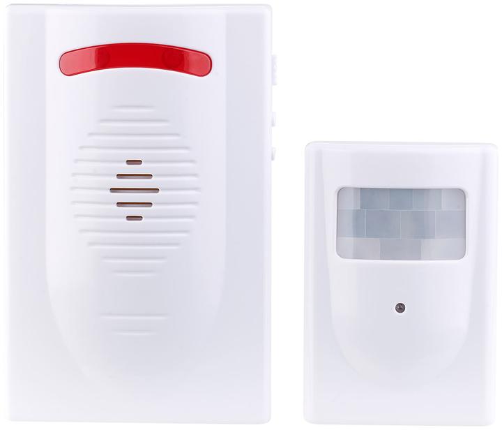 Actual product image VisorTech Wireless alarm siren with motion sensor, 115 dB, 120 m range