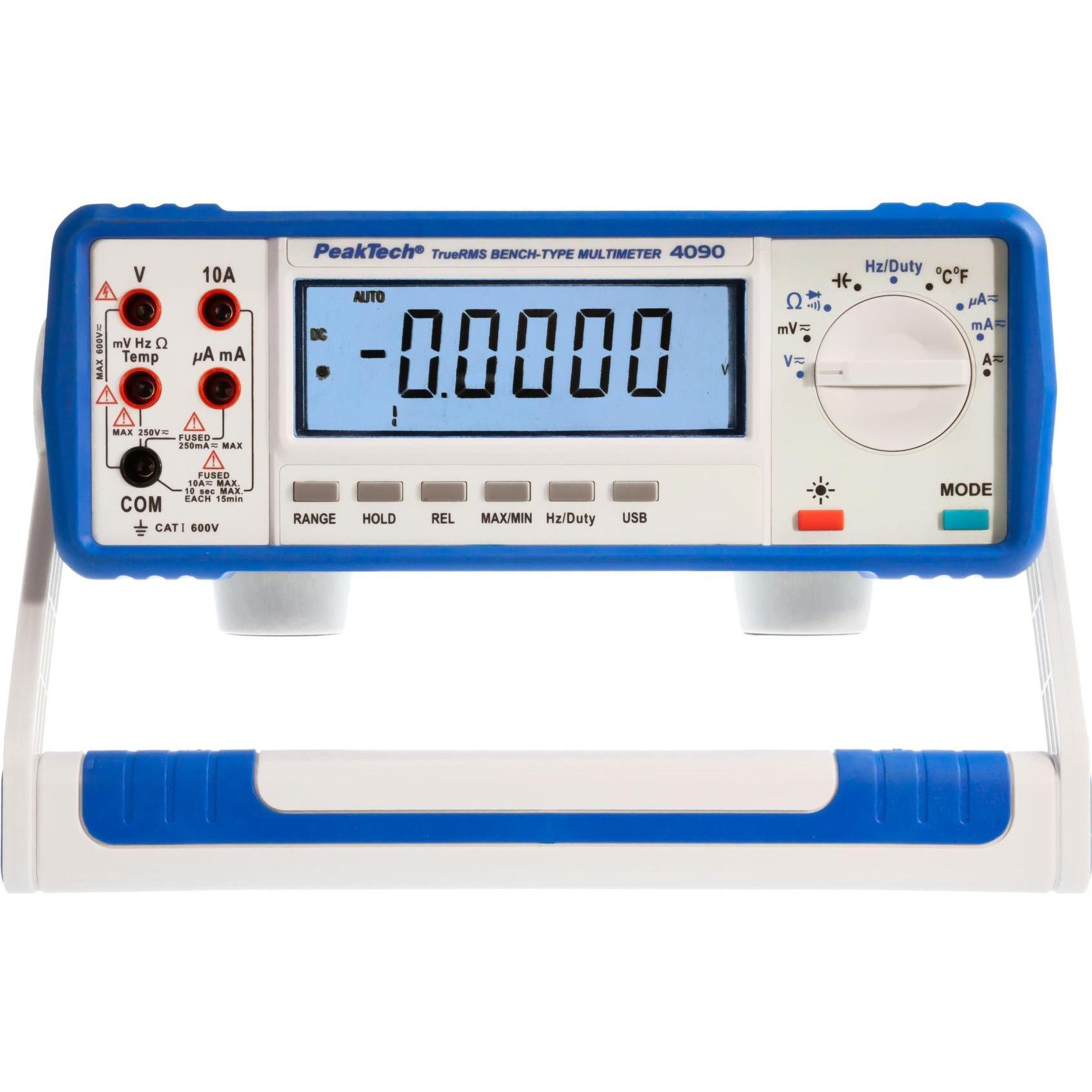 Peaktech, Multimeter, P 4090 Tischmultimeter (CAT II 600V)