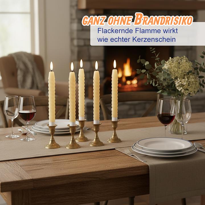 Actual product image Relaxdays 6x LED tapers (6x)