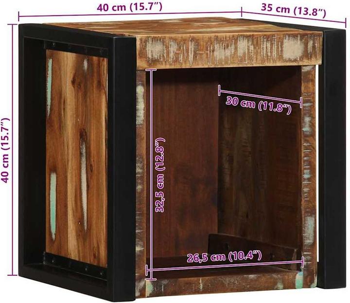 Actual product image vidaXL Silvano (40 x 35 x 40 cm)