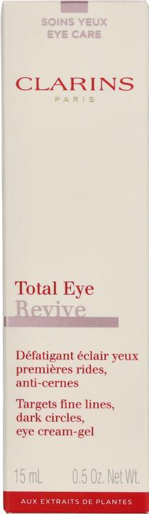 Image du produit Clarins Total Eye Revive (Crème pour les yeux, 15 ml, Journée)