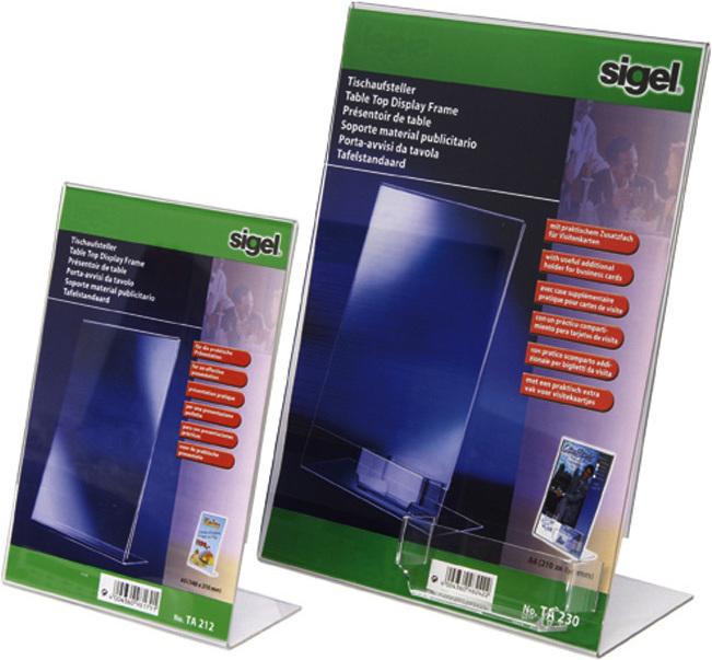 Produktbild Sigel Info-Steller einseitig (A5)