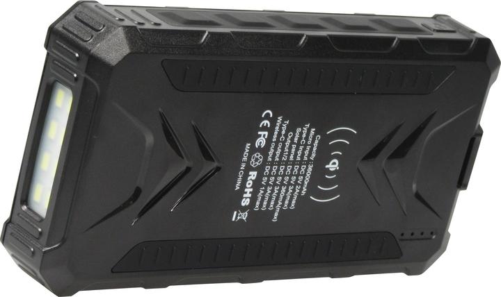 Actual product image PhoneLook Solar Power Bank outdoor 36000mAh batterie externe avec Qi Wireless Charging (36000 mAh)