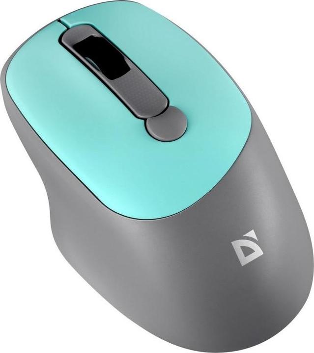 Actual product image Defender FEAM MM-296 RF 1600 DPI wireless silent click mouse Mint (Wireless)