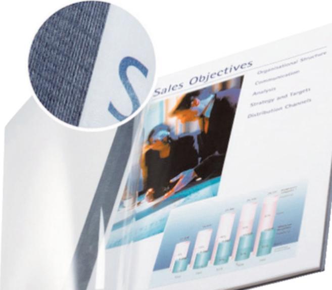 Produktbild Leitz impressBIND Mappen Soft Cover A4 10 Stk. - 3,5 mm, blau (A4, 10x)