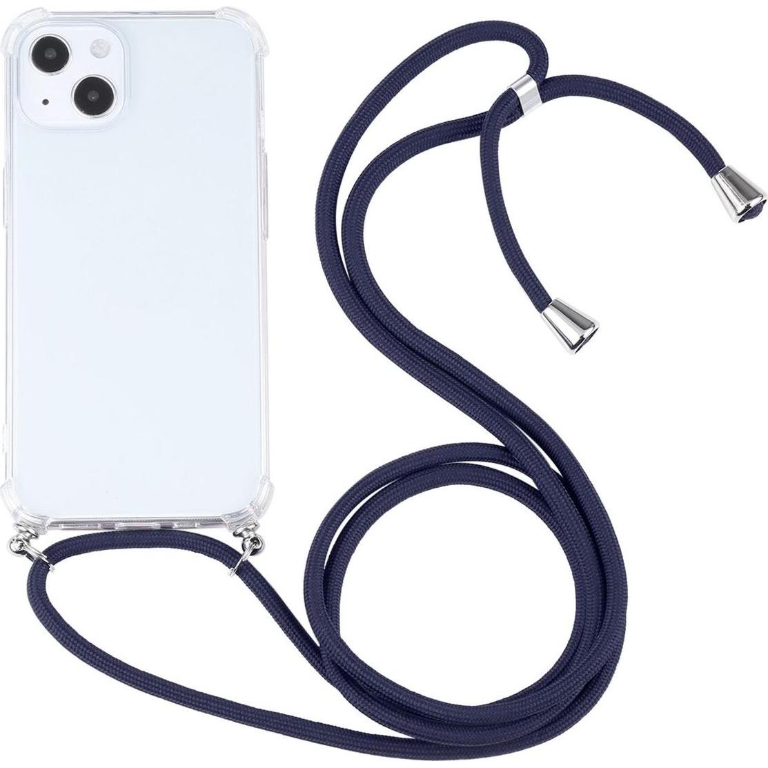König Design Hülle Handy Schutz für Apple iPhone 13 mini Case Cover Tasche Etuis Bumper Blau, Handykette, Blau