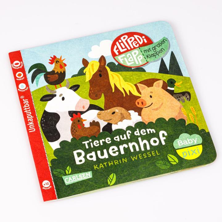 Productafbeelding Baby Pixi (unkaputtbar) 141: Flippediflapp: Tiere auf dem Bauernhof (Duits)