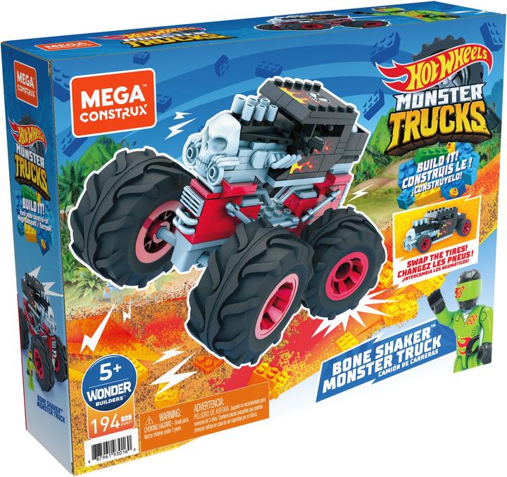 Actual product image Mega Construx Monster Trucks- Bone Shaker