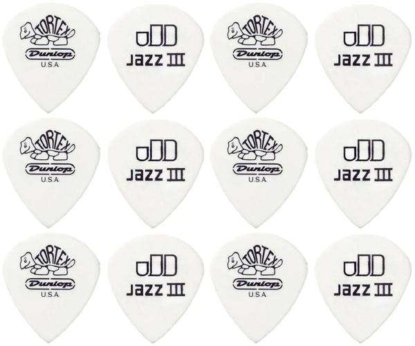 Dunlop Tortex Jazz Blanc - 1.50