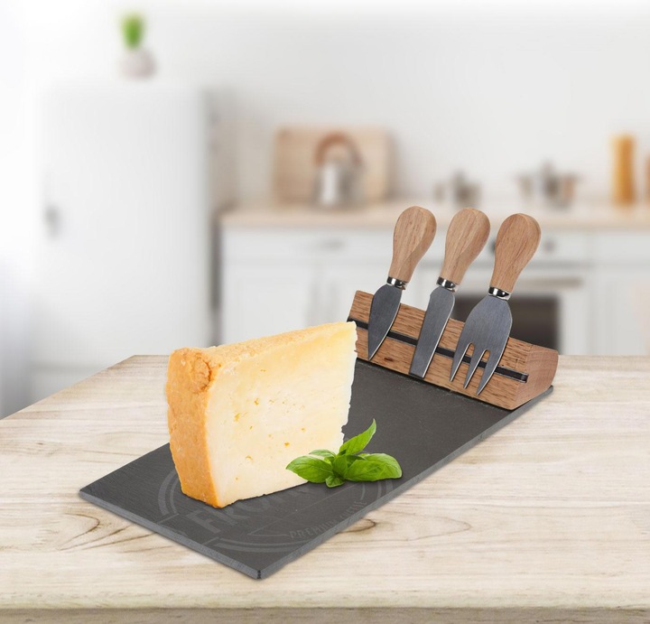 Produktbild Casativo Käsebrett aus Holz und Schiefer